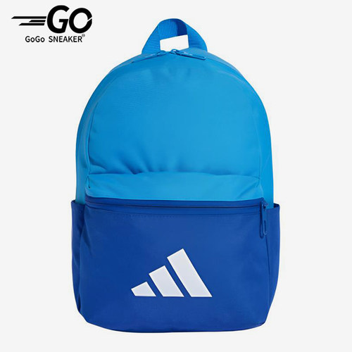 Adidas/阿迪达斯正品2026新款儿童经典简约运动拼接双肩包KE0412