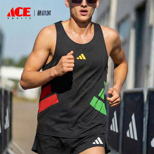 Adidas/阿迪达斯正品ALL TIME TANK TOP男士经典健身背心KF4001