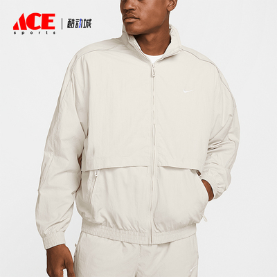 Nike/耐克正品2025新款男士梭织立领拉链经典夹克外套FB8622-072