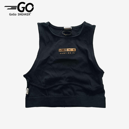 Nike/耐克正品新款女士透气运动针织休闲短款无袖背心DX6290-010