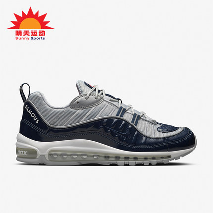 Nike/耐克正品Air Max 98男士气垫缓震耐磨跑步鞋844694-400
