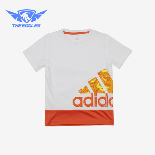 Adidas/阿迪达斯正品小童时尚圆领舒适休闲时尚短袖T恤AP6422