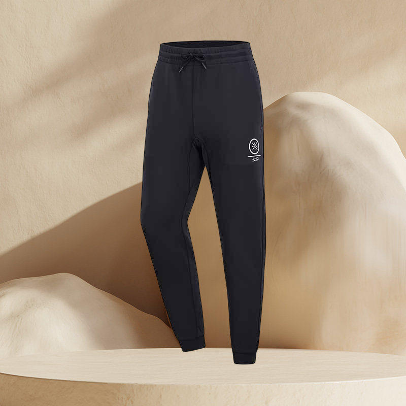 正品李宁卫裤男士新款篮球系列长裤裤子收口针织运动裤AKLN897