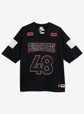 Puma/彪马正品TEAM SPORTS JERSEY男士复古运动短袖623425-01