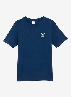 Puma/彪马正品新款生活系列男士圆领简约运动T恤630353-15