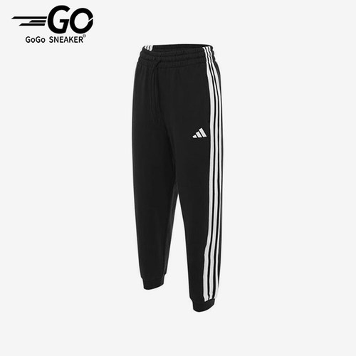 Adidas/阿迪达斯正品春季新款女士经典针织束脚宽松长裤JZ2164