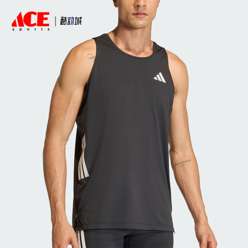 Adidas/阿迪达斯正品夏季男士透气日常跑步运动圆领背心T恤JZ6544