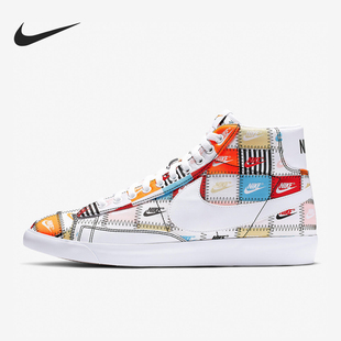 面印花系带休闲板鞋 时尚 鞋 100 CI9887 耐克官方正品 Nike 运动男士