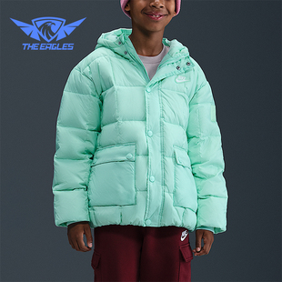 Premium大童保暖简约运动羽绒服IQ6136 2025冬季 353 耐克正品 Nike