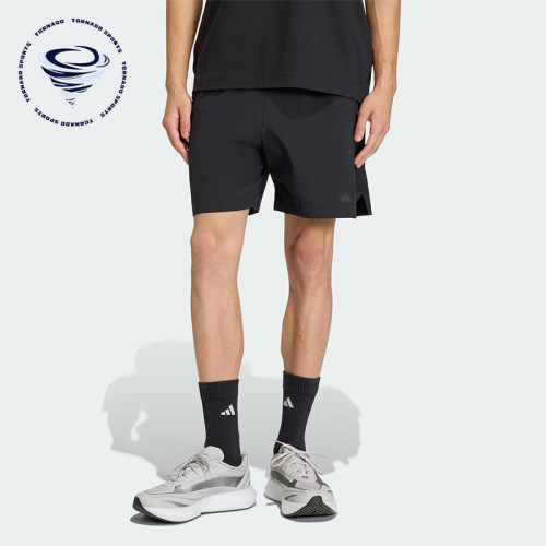 Adidas/阿迪达斯正品ZNEWOVENSHORT新款男黑色经典凉感短裤KD8488