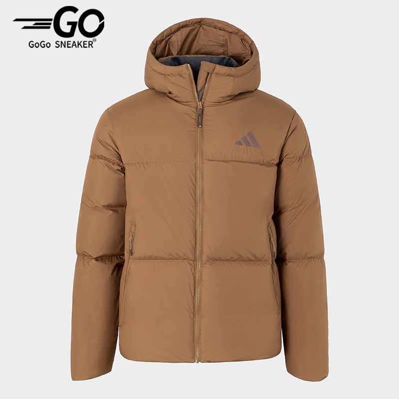 阿迪达斯男士复古轻薄保暖羽绒服