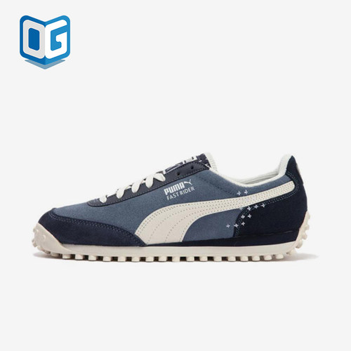 Puma/彪马正品Fast Rider NAVY男女经典复古耐磨休闲鞋396835-01