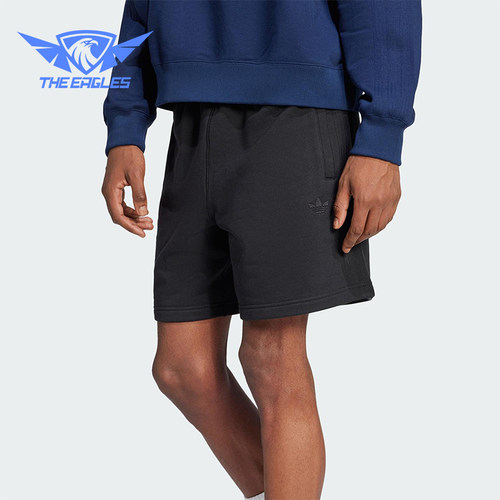 Adidas/阿迪达斯正品三叶草男士宽松针织经典休闲透气短裤JC9577
