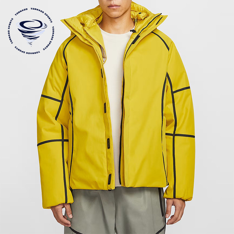 Nike/耐克正品2025男士户外保暖连帽线条运动羽绒服HQ1502-726