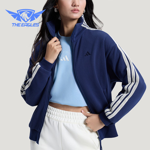 Adidas/阿迪达斯正品3STRIPEKNITJACKET新款女透气夹克外套KS2816