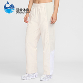 Nike 103 IF0219 耐克正品 Sportswear女士运动中腰拼接刺绣长裤