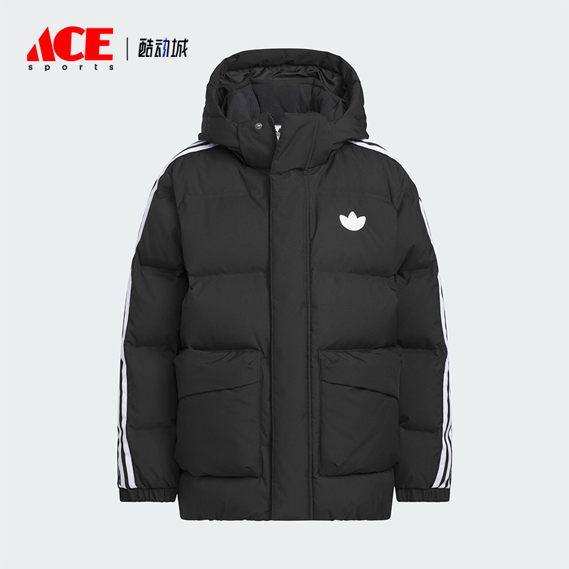 Adidas/阿迪达斯正品三叶草儿童休闲加厚保暖运动羽绒服KC5388