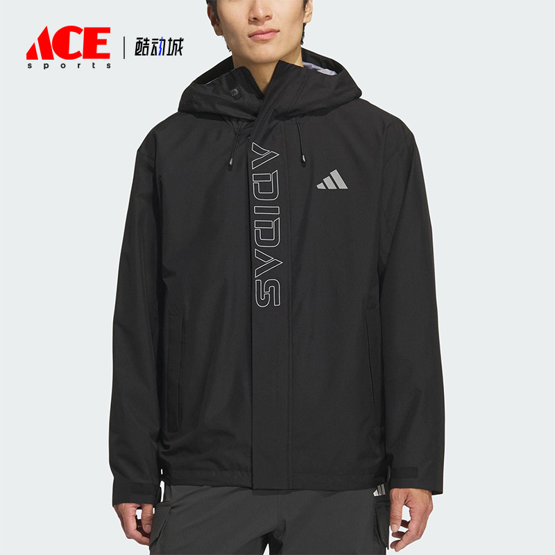 Adidas/阿迪达斯正品V WV JKT男女休闲连帽宽松运动外套KF5214