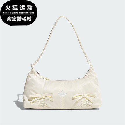 Adidas/阿迪达斯正品三叶草女士经典蝴蝶结法棍单肩挎包KC2769