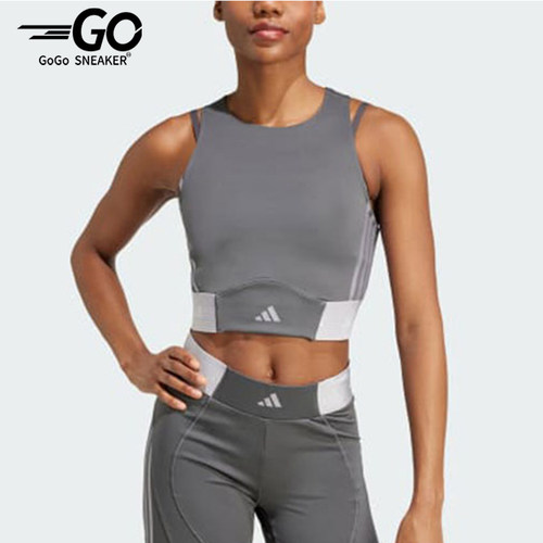 Adidas/阿迪达斯正品女士运动休闲舒适训练健身背心IK5504