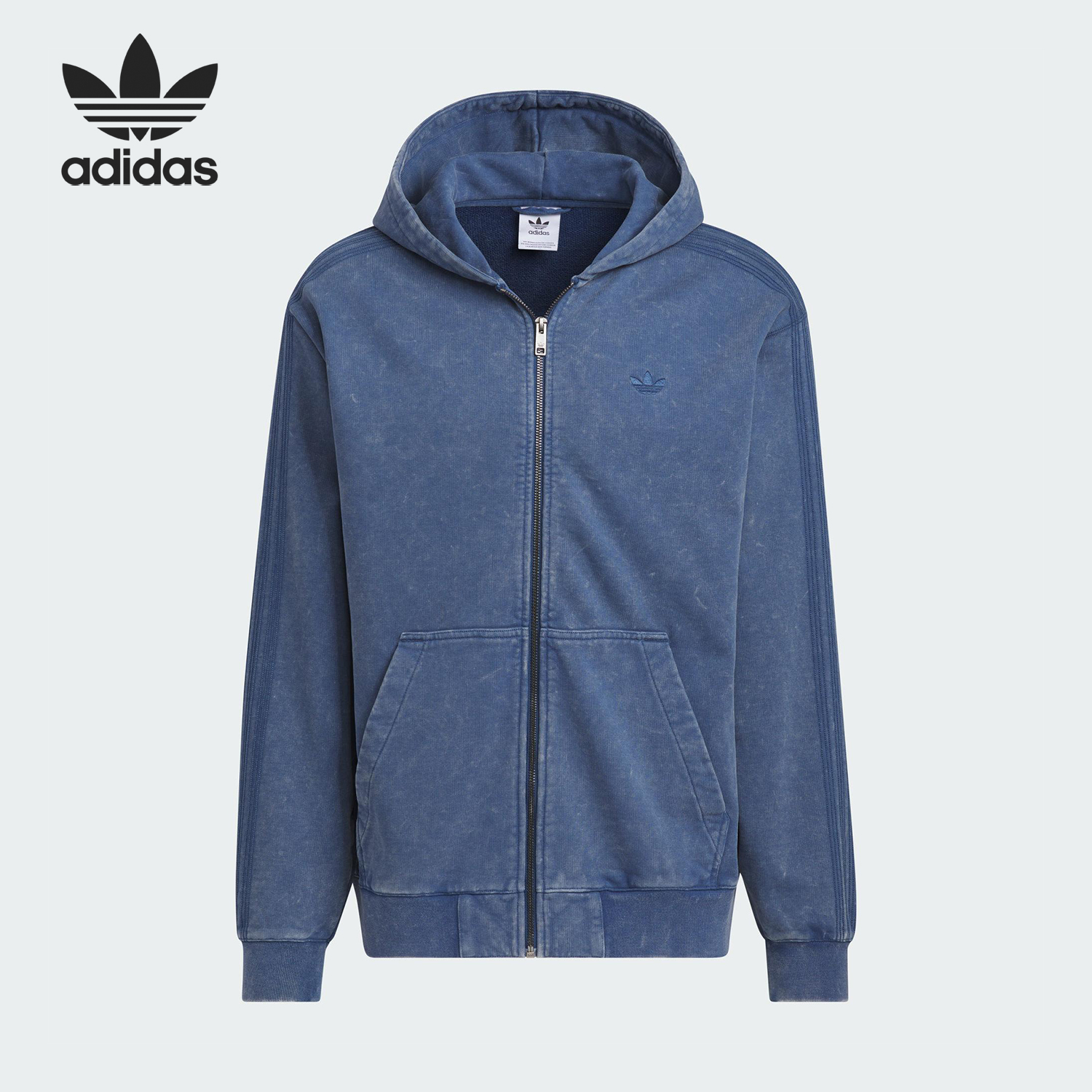 Adidas/阿迪达斯官方正品三叶草男士运动连帽休闲宽松外套KA6759