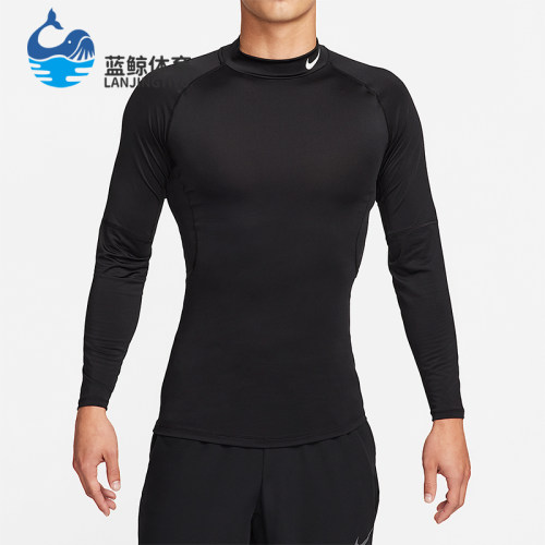 Nike/耐克正品春秋男士运动修身经典印花健身长袖T恤FB7909-010
