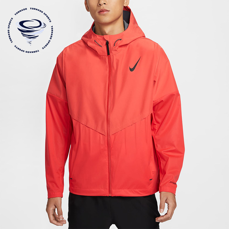 Nike/耐克正品运动男士时尚简约跑步连帽夹克外套FZ9040-696