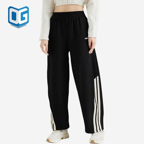 Adidas/阿迪达斯正品春秋女士运动针织宽松经典户外长裤KA2589