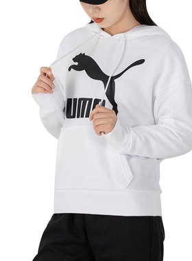 Puma/彪马正品当季新款女子时尚连帽宽松卫衣531383-02