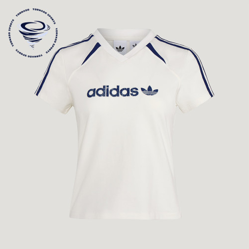 Adidas/阿迪达斯正品三叶草BLKTWT-SHIRT新款女经典短袖T恤KU4763