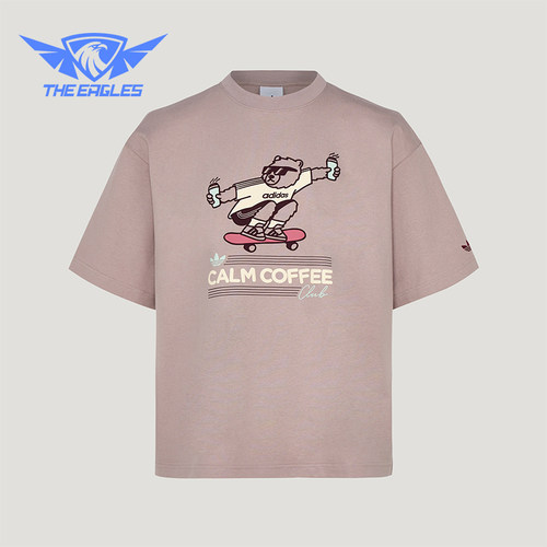 Adidas/阿迪达斯正品三叶草男女经典宽松时尚舒适短袖T恤KY5740