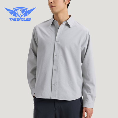 Adidas/阿迪达斯正品春秋男士休闲防晒简约长袖衬衫外套KE4038