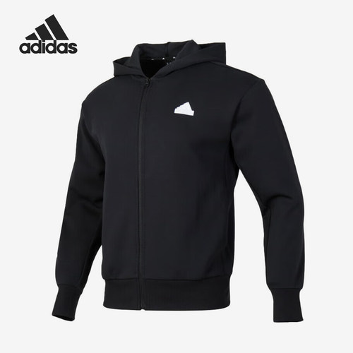Adidas/阿迪达斯正品当季新款男士针织透气宽松外套JI6324