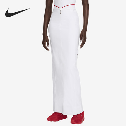 Nike/耐克正品x Jacquemus女士时尚运动拉链半身裙FV5675-100