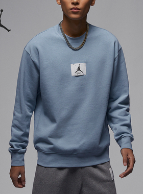Nike/耐克官方正品当季新款男士薄绒圆领运动套头卫衣FB6935-436