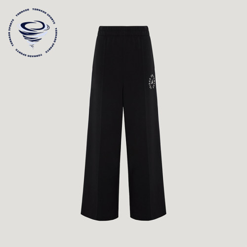 Adidas/阿迪达斯正品女士休闲通勤高腰阔腿运动长裤LD8842