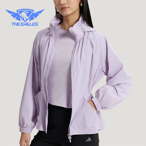 Adidas/阿迪达斯正品SFL WV JKT女士外套防晒运动连帽外套KH2658