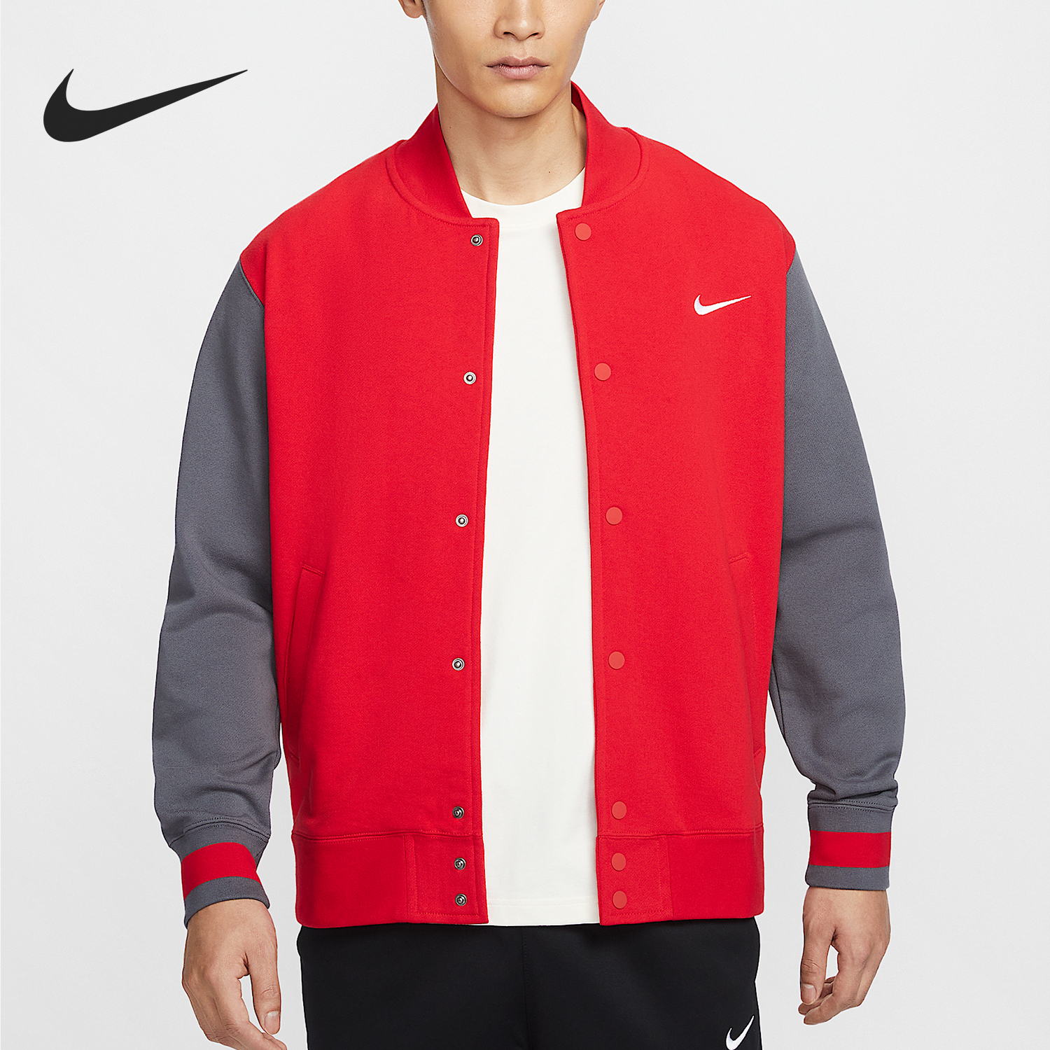 Nike/耐克官方正品2025春季新款男士针织长袖运动外套IB8766-657