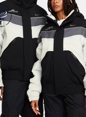 Nike/耐克正品运动男女同款拼接宽松时尚夹克外套DV3625-010