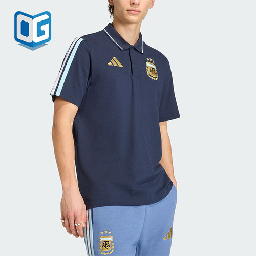 Adidas/阿迪达斯正品夏季男士运动翻领足球训练短袖POLO衫KF0326