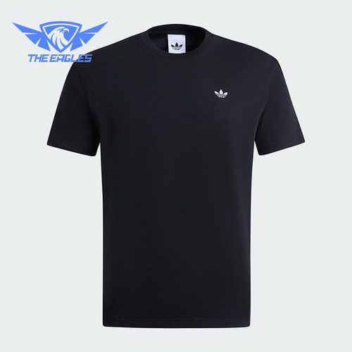 Adidas/阿迪达斯正品三叶草男女休闲针织套头圆领运动短袖IB7063