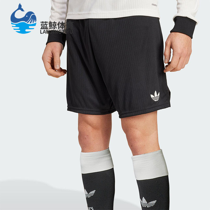 Adidas/阿迪达斯正品2025夏季三叶草男士经典足球运动短裤JY1321