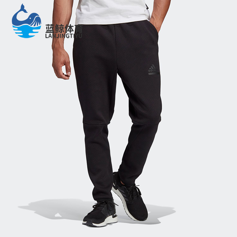 Adidas/阿迪达斯正品夏季男士针织休闲经典运动收腿长裤GM6543