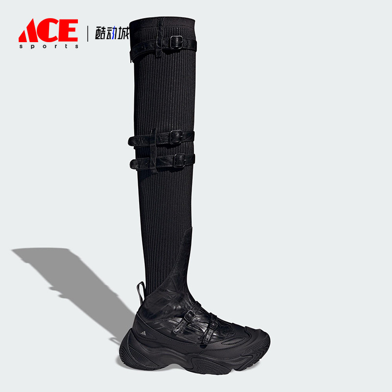 Adidas/阿迪达斯正品FOS BOOTS女士运动耐磨时尚高帮过膝靴JQ9382