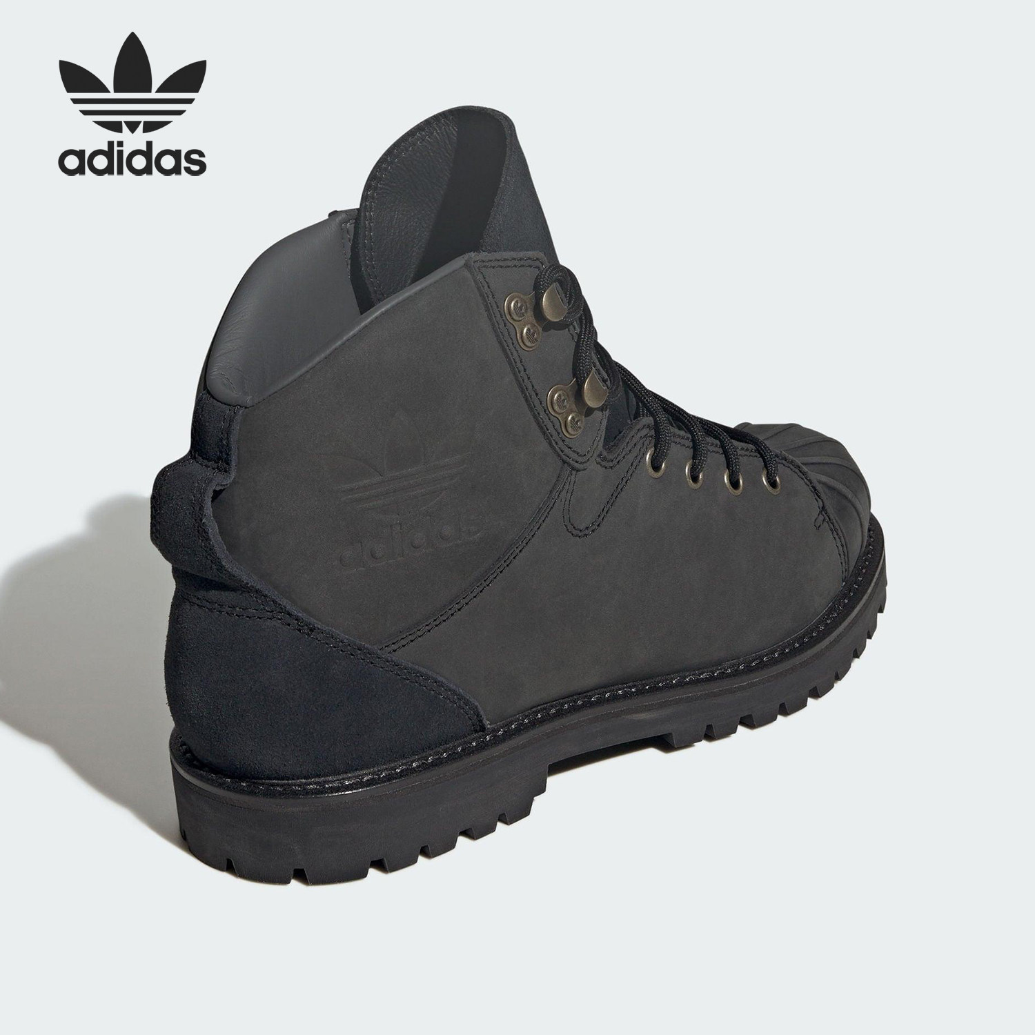 Adidas/阿迪达斯官方正品三叶草男女经典中帮系带休闲鞋JQ3172
