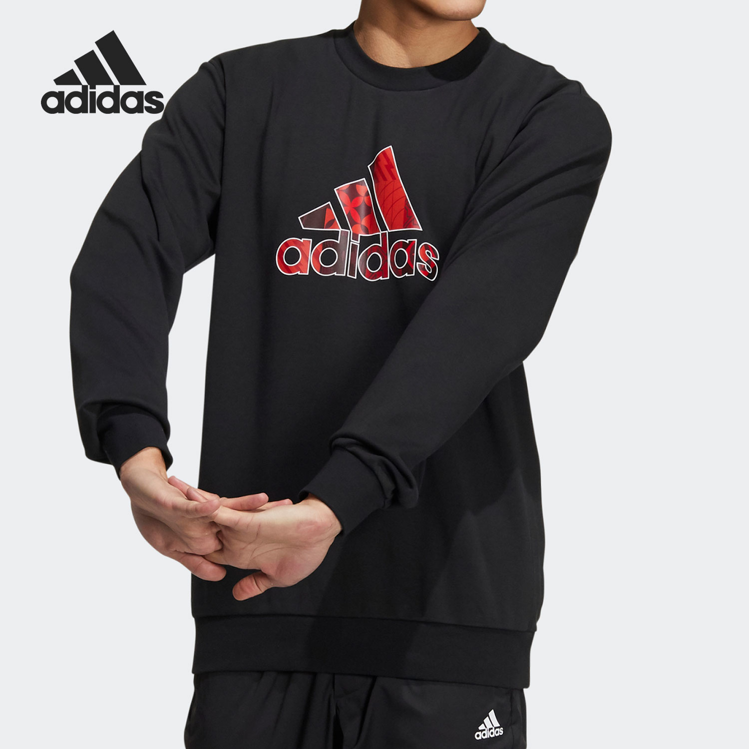 Adidas/阿迪达斯正品当季新款男子CNY运动圆领卫衣HI3287