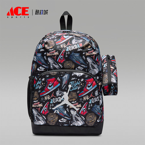 Nike/耐克正品Jordan Air Raid儿童时尚经典运动双肩包IW1479-010