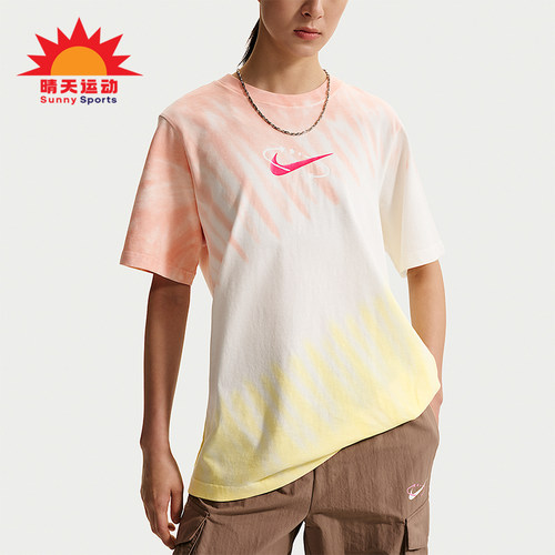 Nike/耐克正品2026夏季女士圆领运动轻盈休闲透气T恤IR7557-378