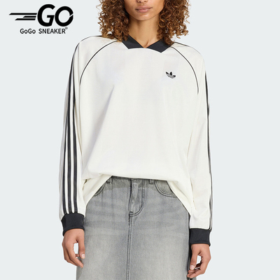 Adidas/阿迪达斯正品三叶草女士运动休闲亲肤透气长袖T恤KG3711