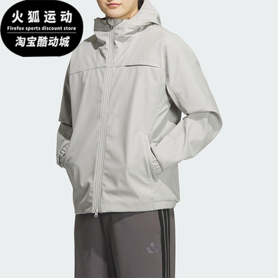 Adidas/阿迪达斯正品SL WARM JKT男士连帽运动休闲抓绒外套KG5179